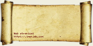 Miljana Kosjerina vizit kartica